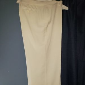 Winter white lined wool slacks